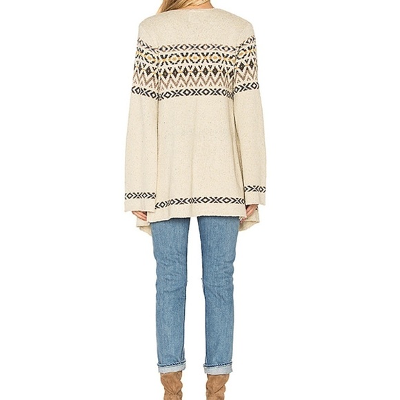 NWT Chaser Drape Front Cardigan Vintage Sweater M - Picture 4 of 16